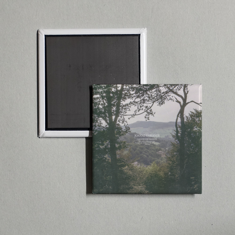 Joanne Gardiner - Countryside Mansion Album Cover Fridge Magnet
