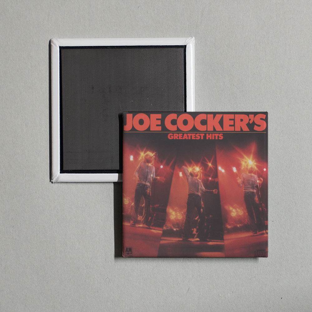 Joe Cocker - Joe Cocker's Greatest Hits Album Cover Fridge Magnet