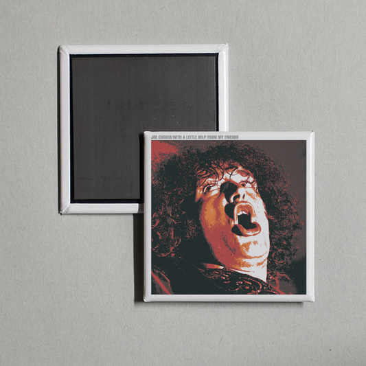 Joe Cocker - With A Little Help From My Friends Album Cover Fridge Magnet
