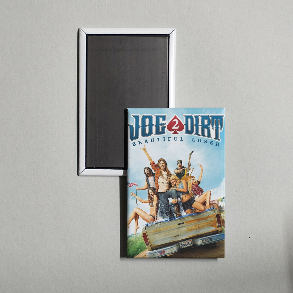 Joe Dirt 2 Beautiful Loser Mini Movie Fridge Magnet
