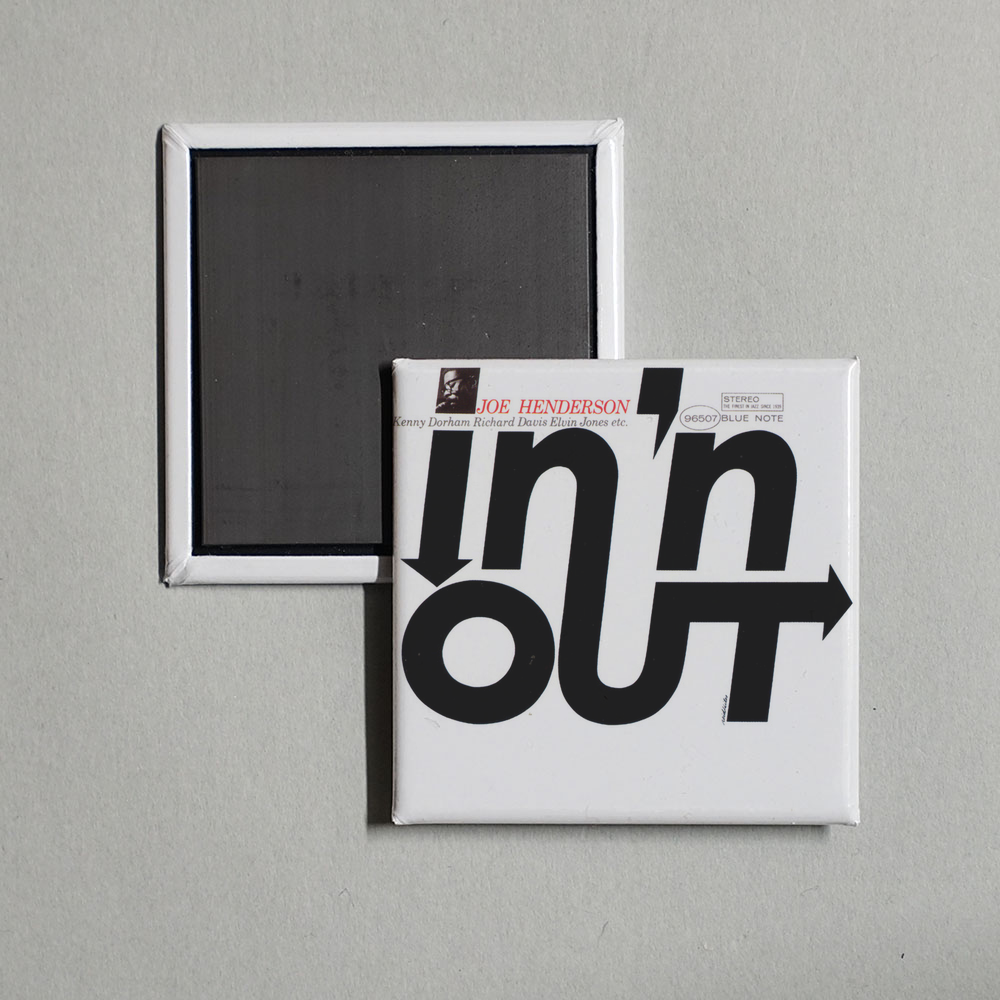 Joe Henderson - In 'n Out (The Rudy Van Gelder Edition) Album Cover Fridge Magnet