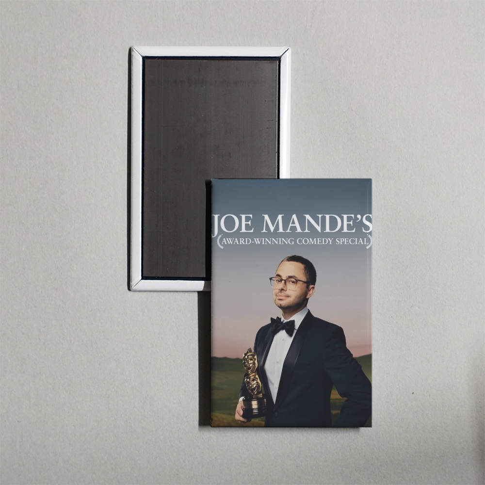 Joe Mande's Award-Winning Comedy Special Mini Movie Fridge Magnet
