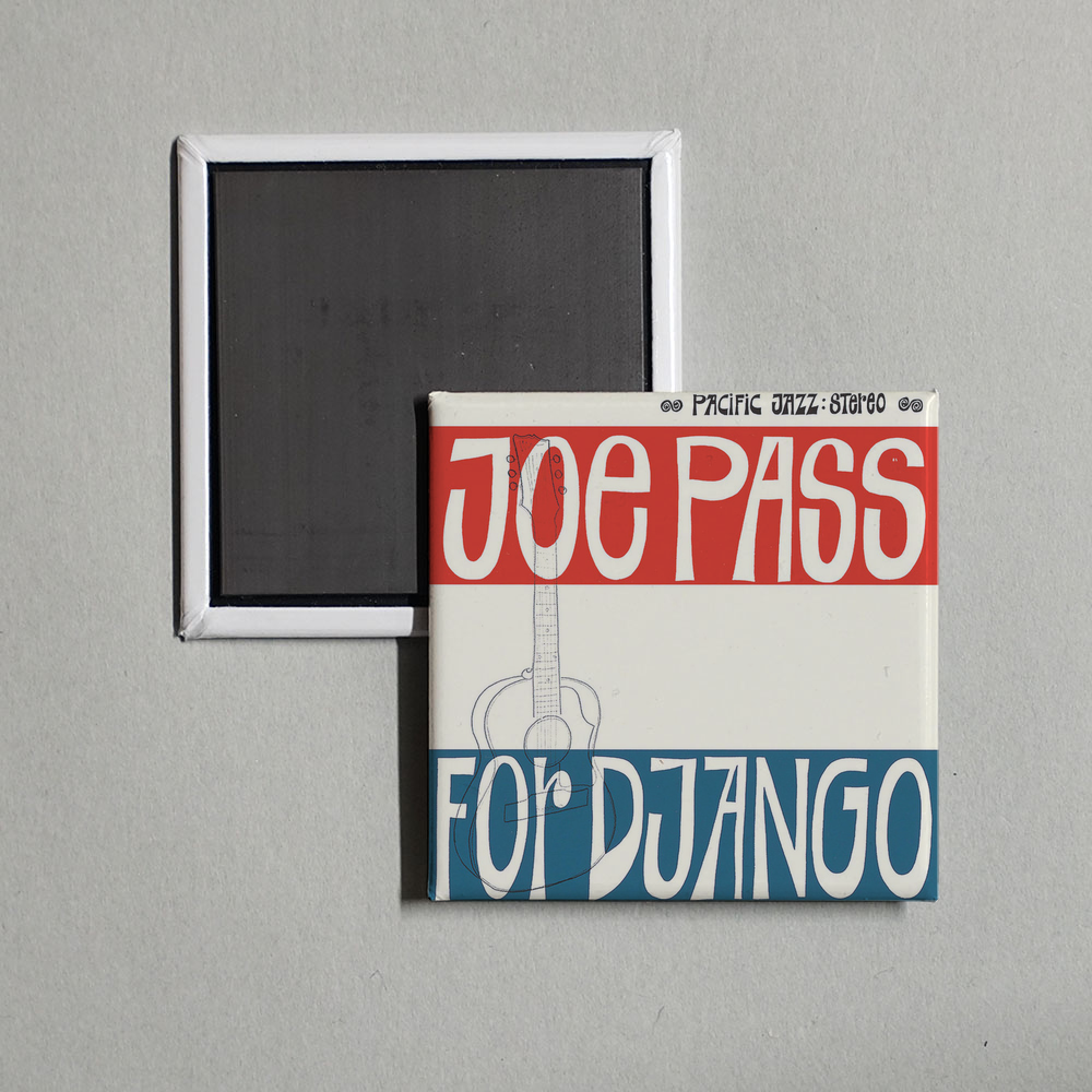Joe Pass - For Django Album Cover Fridge Magnet
