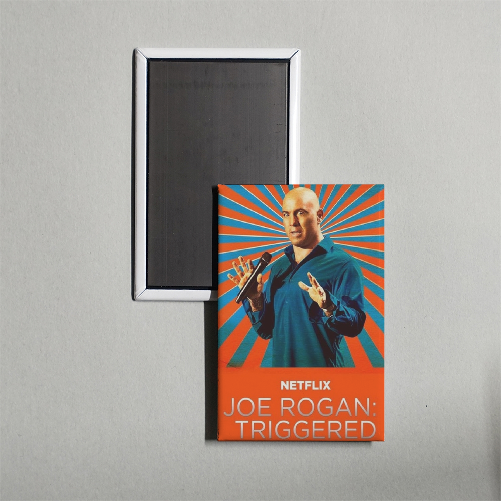 Joe Rogan Triggered Mini Movie Fridge Magnet