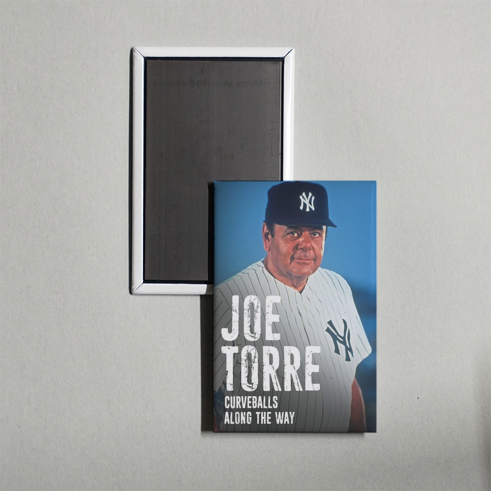 Joe Torre Curveballs Along the Way Mini Movie Fridge Magnet