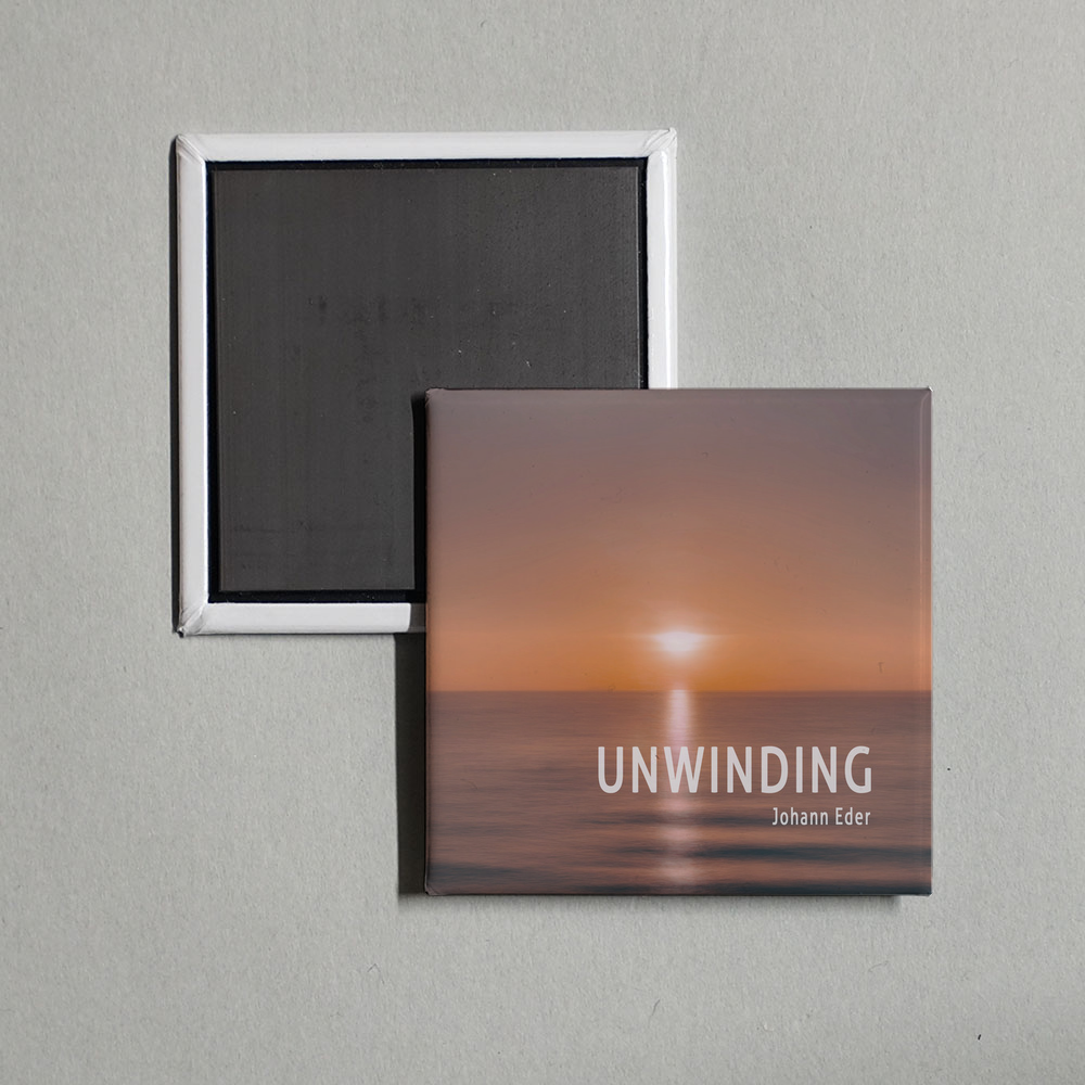 Johann Eder - Unwinding Album Cover Fridge Magnet