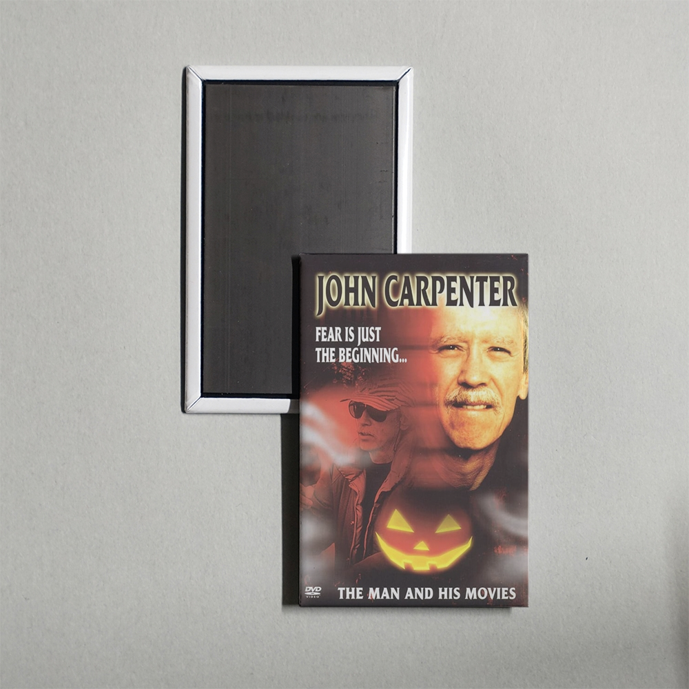 John Carpenter The Man and His Movies Mini Movie Fridge Magnet