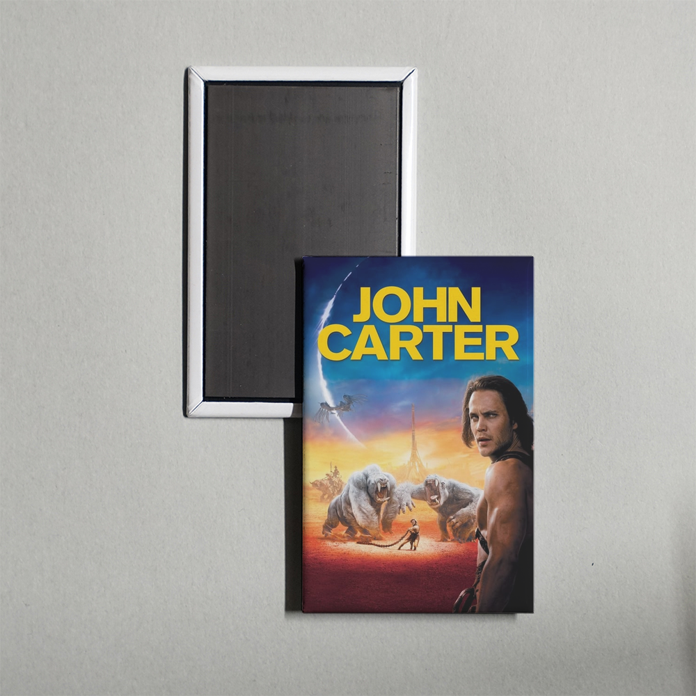 John Carter Mini Movie Fridge Magnet