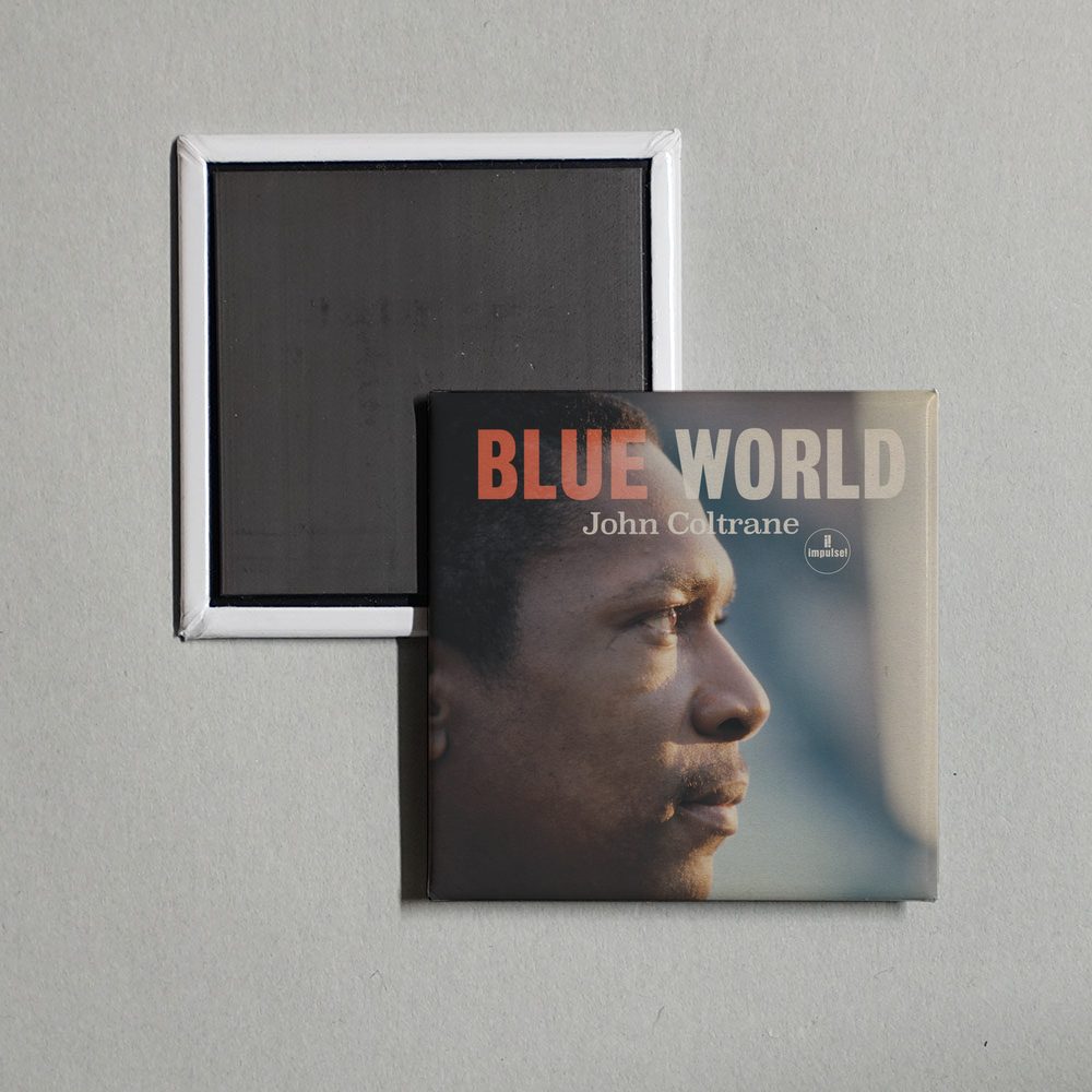 John Coltrane - Blue World Album Cover Fridge Magnet