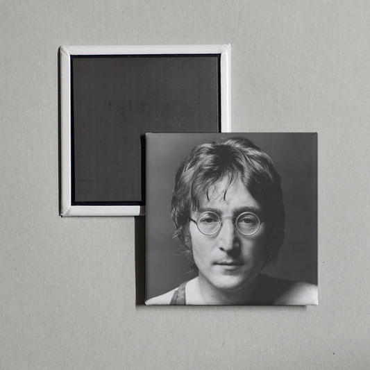 John Lennon Black & White Fridge Magnet