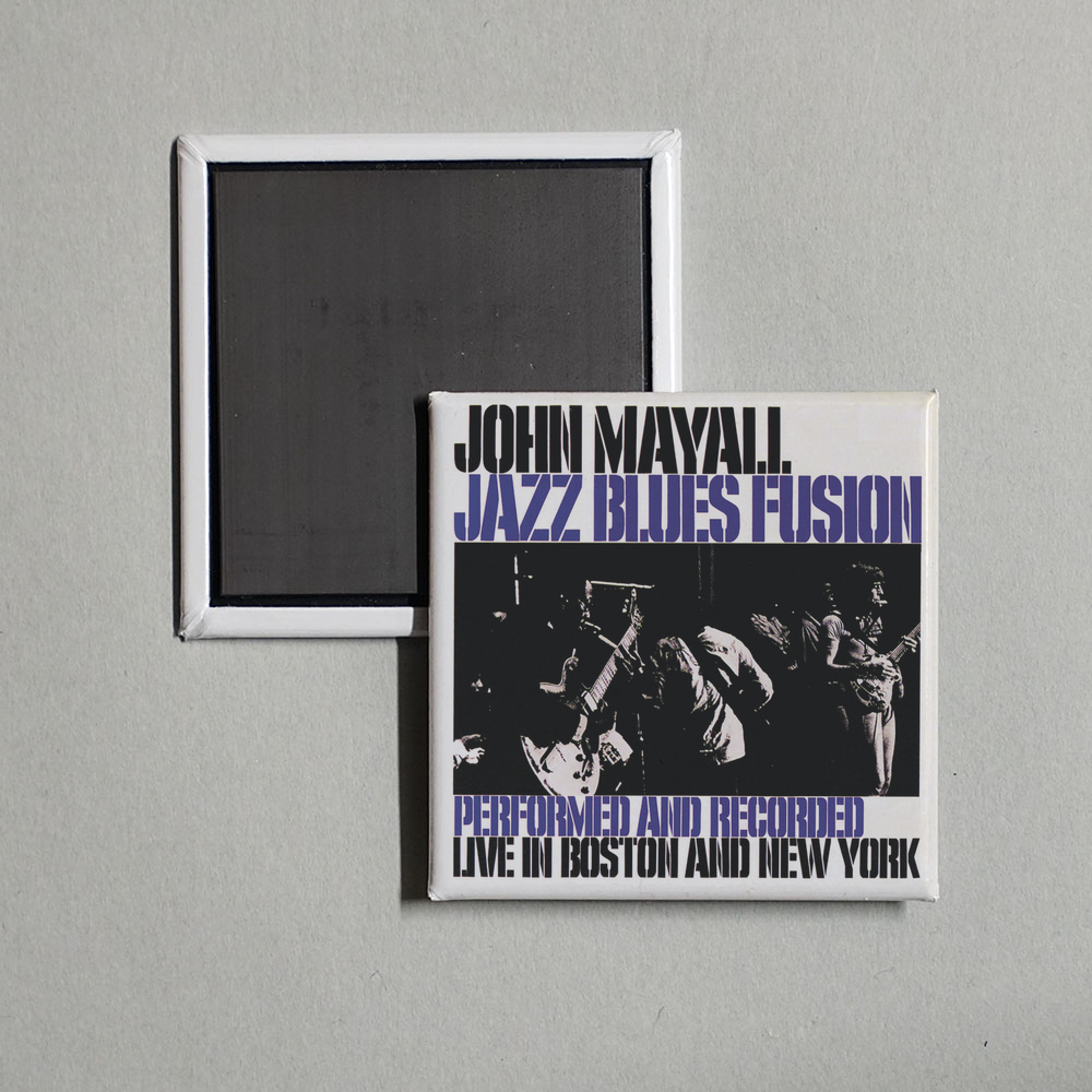 John Mayall - Jazz Blues Fusion Album Cover Fridge Magnet