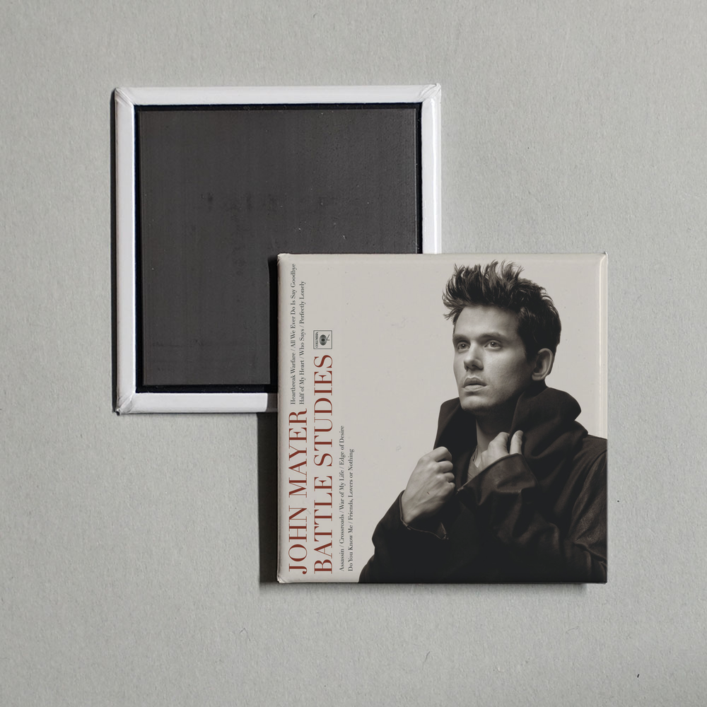 John Mayer - Battle Studies Album Cover Fridge Magnet
