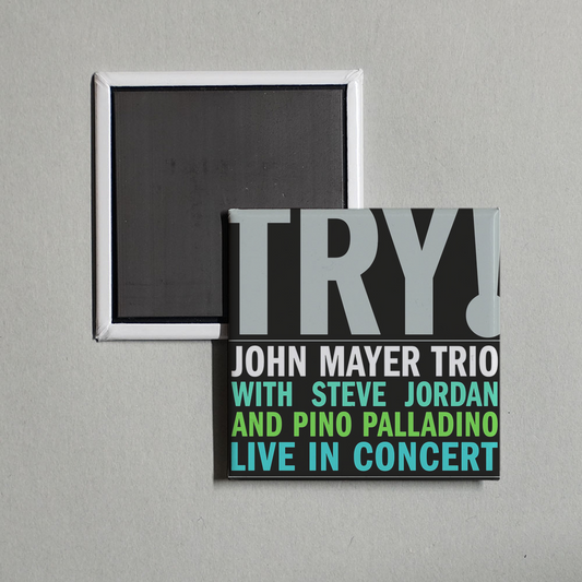 John Mayer - TRY! - Live In Concert Album Cover Fridge Magnet