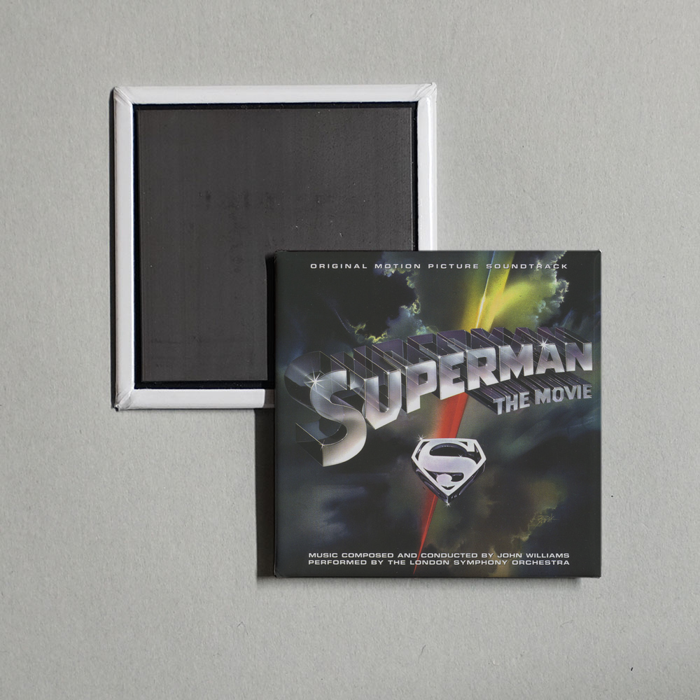 John Williams - Superman The Movie (Original Motion Picture Soundtrack) Album Cover Fridge Magnet