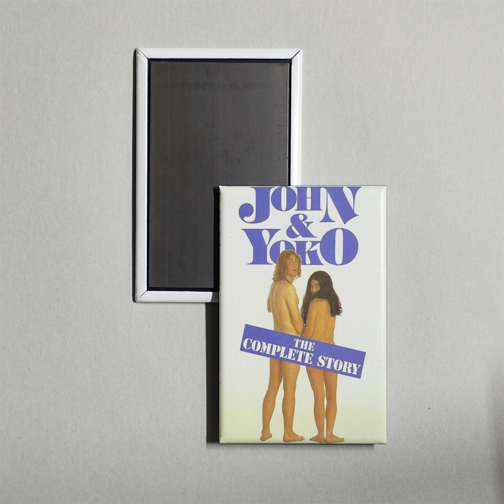 John and Yoko A Love Story Mini Movie Fridge Magnet