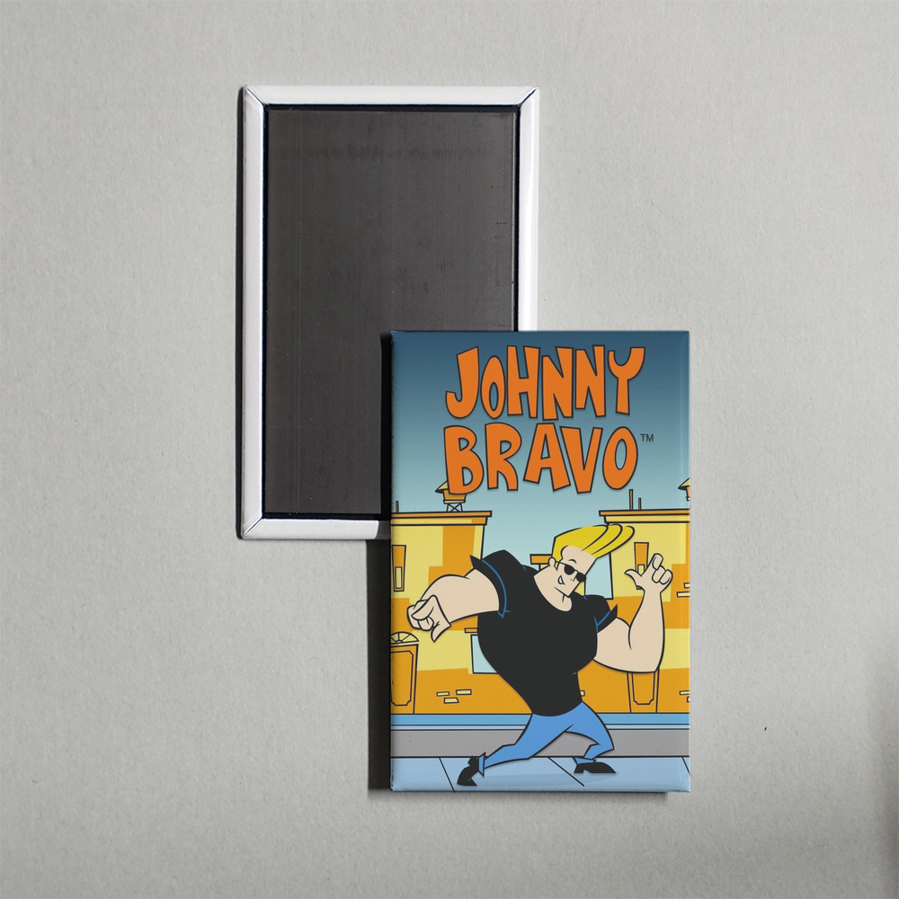 Johnny Bravo TV Show Fridge Magnet