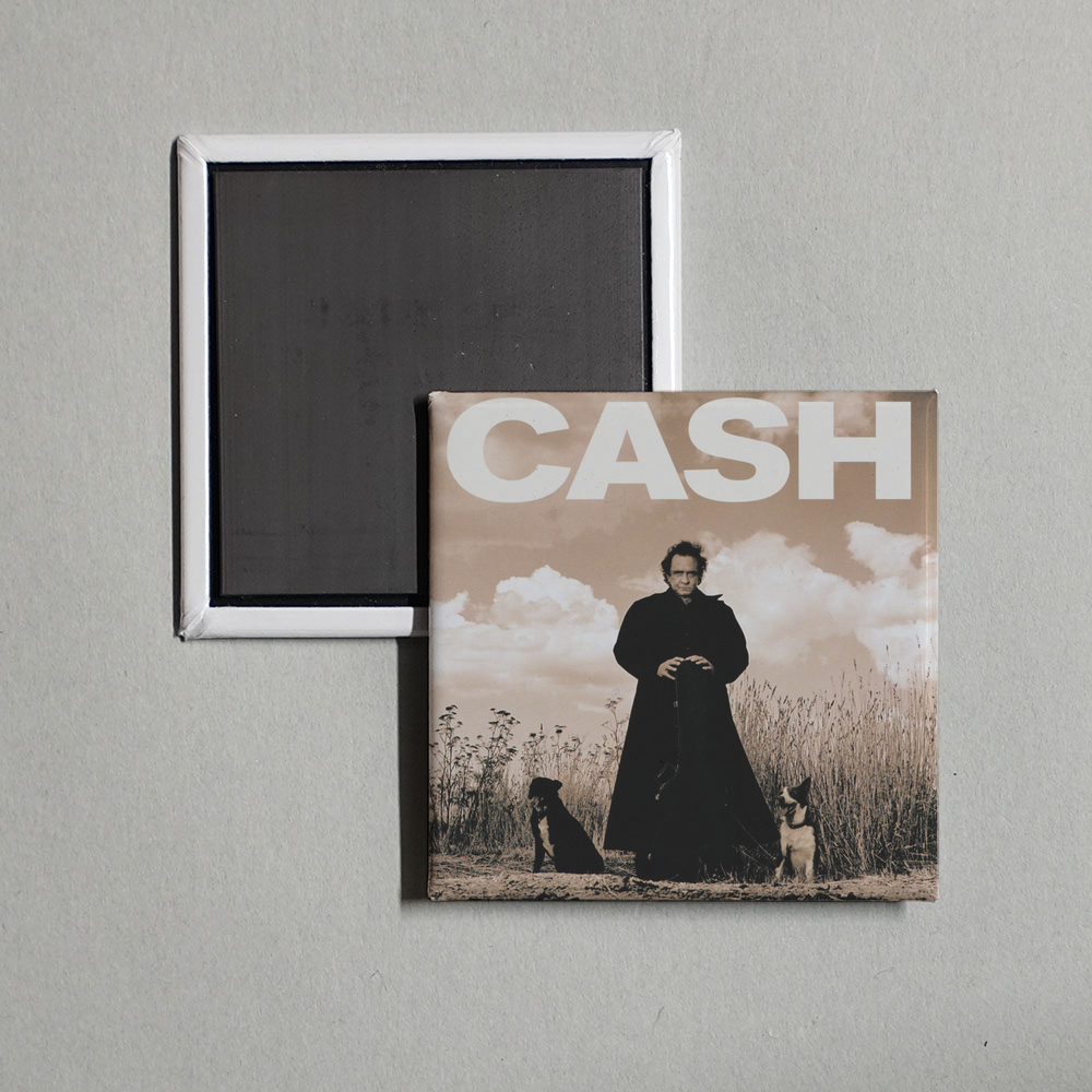 Johnny Cash - American Recordings Album Cover Fridge Magnet