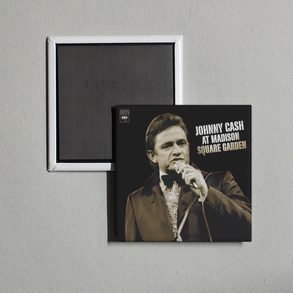 Johnny Cash - At Madison Square Garden Album Cover Fridge Magnet