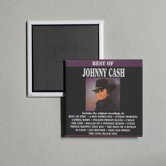 Johnny Cash - Best Of Johnny Cash Album Cover Fridge Magnet