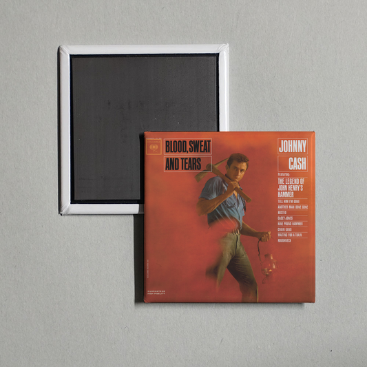 Johnny Cash - Blood, Sweat And Tears Album Cover Fridge Magnet