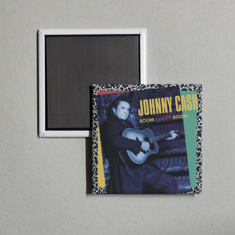 Johnny Cash - Boom Chicka Boom Album Cover Fridge Magnet