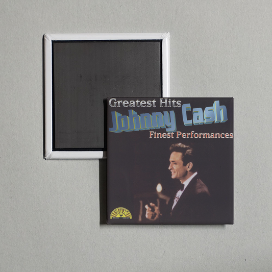 Johnny Cash - Greatest Hits - Finest Performances Album Cover Fridge Magnet