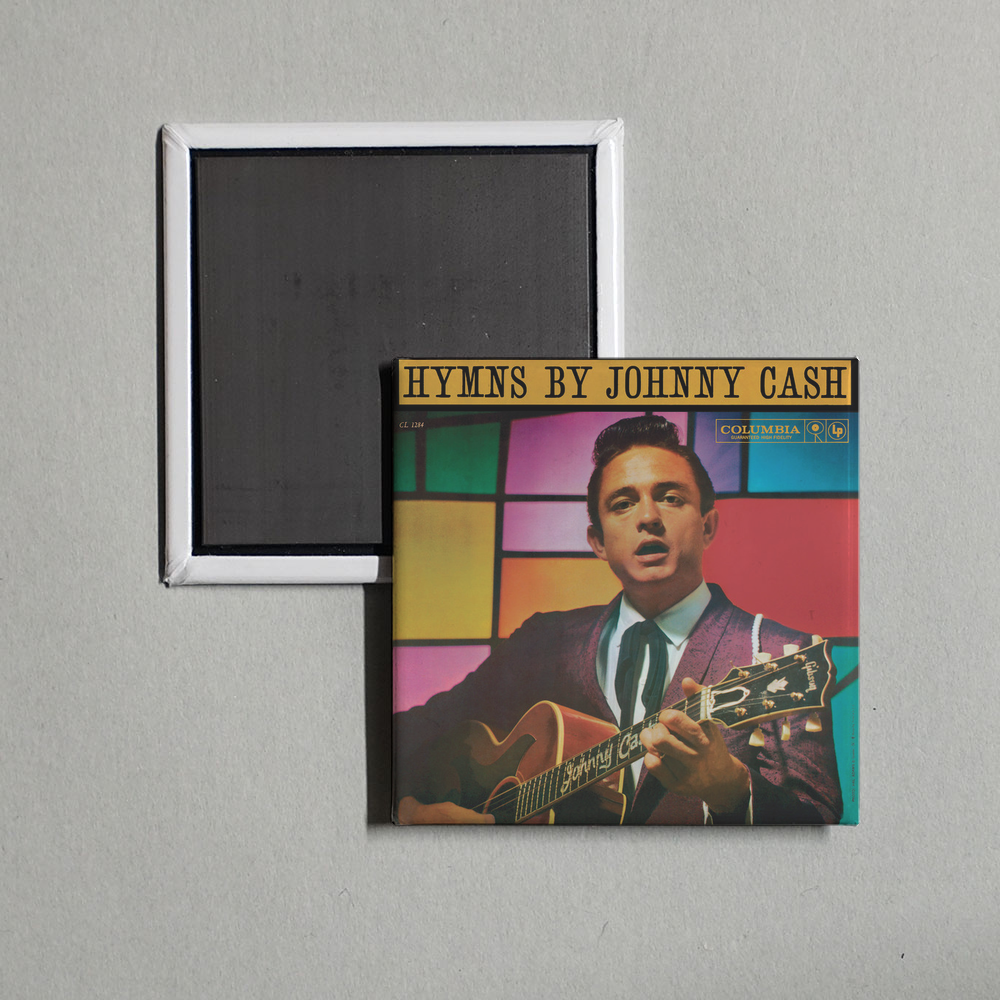 Johnny Cash - Hymns by Johnny Cash Album Cover Fridge Magnet
