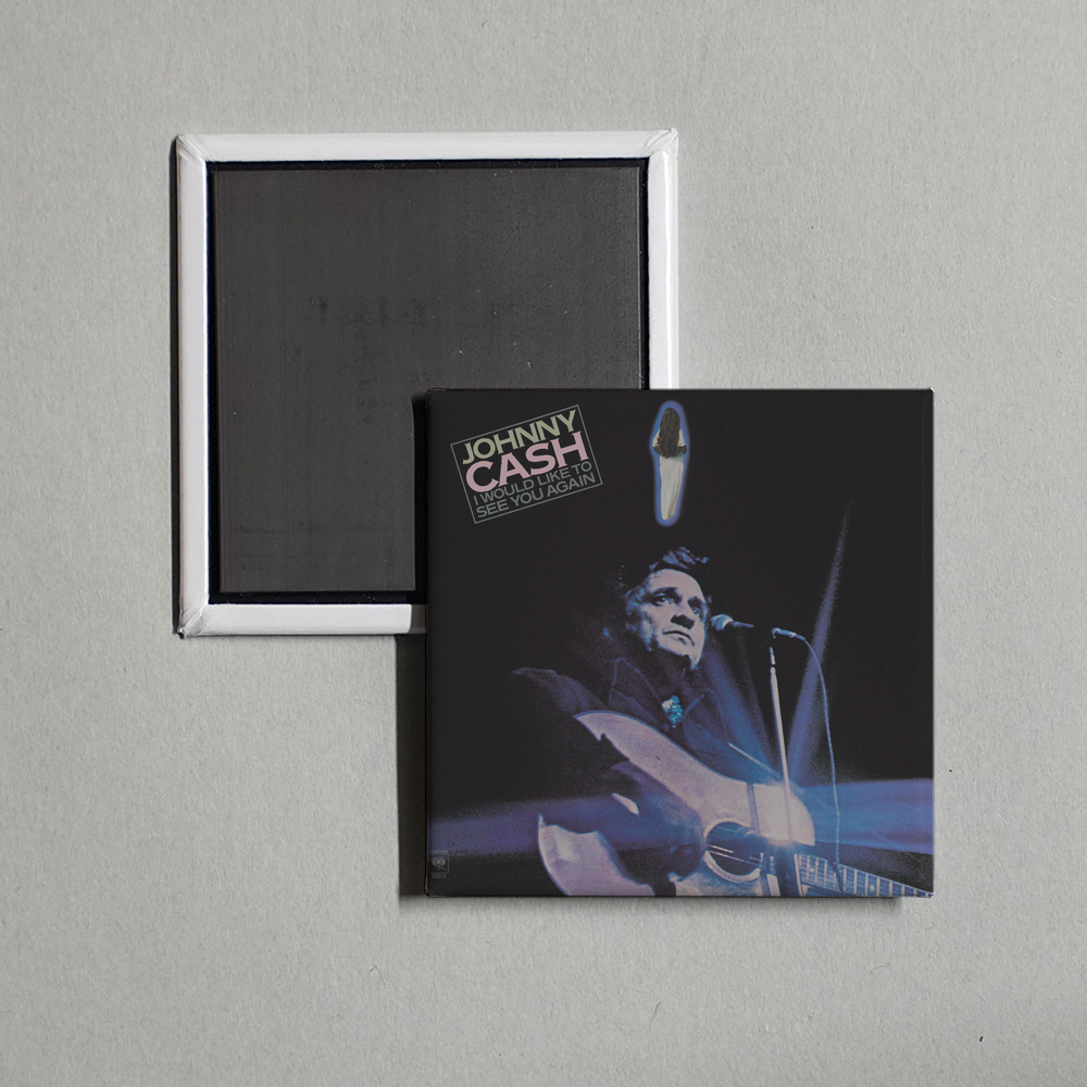 Johnny Cash - I Would Like to See You Again Album Cover Fridge Magnet