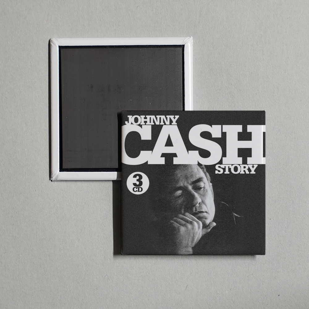 Johnny Cash - Johnny Cash Story Album Cover Fridge Magnet