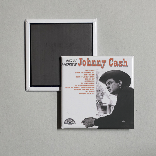 Johnny Cash - Now Here's Johnny Cash Album Cover Fridge Magnet