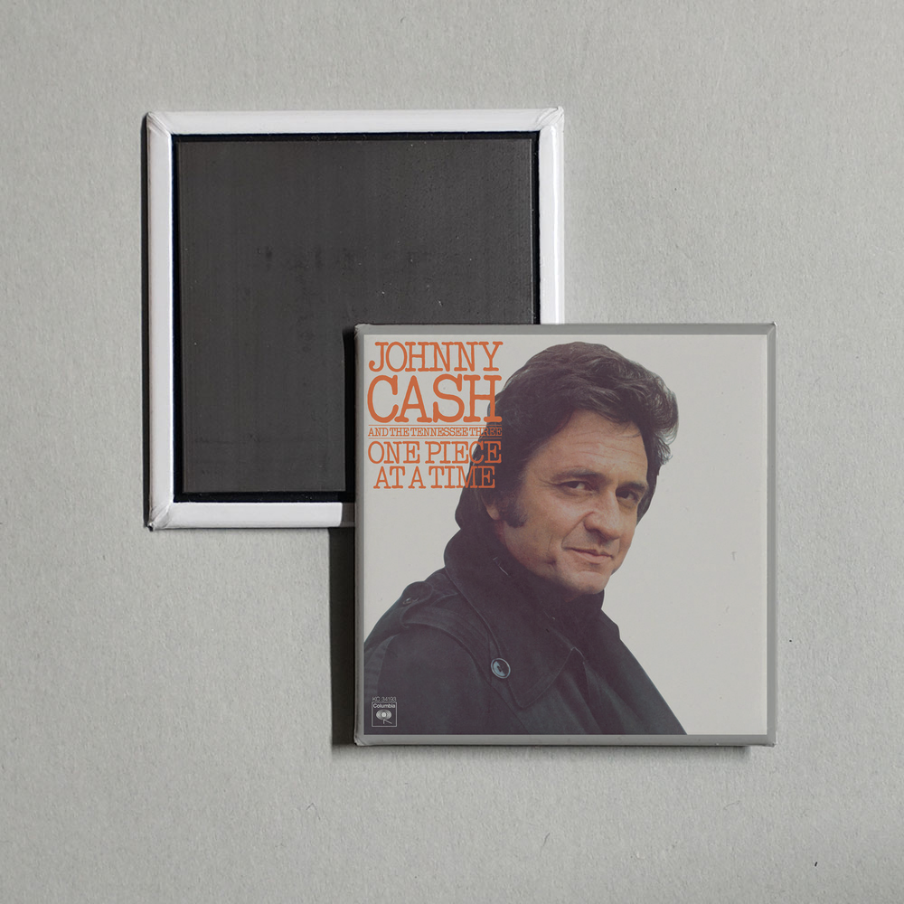 Johnny Cash - One Piece At A Time Album Cover Fridge Magnet