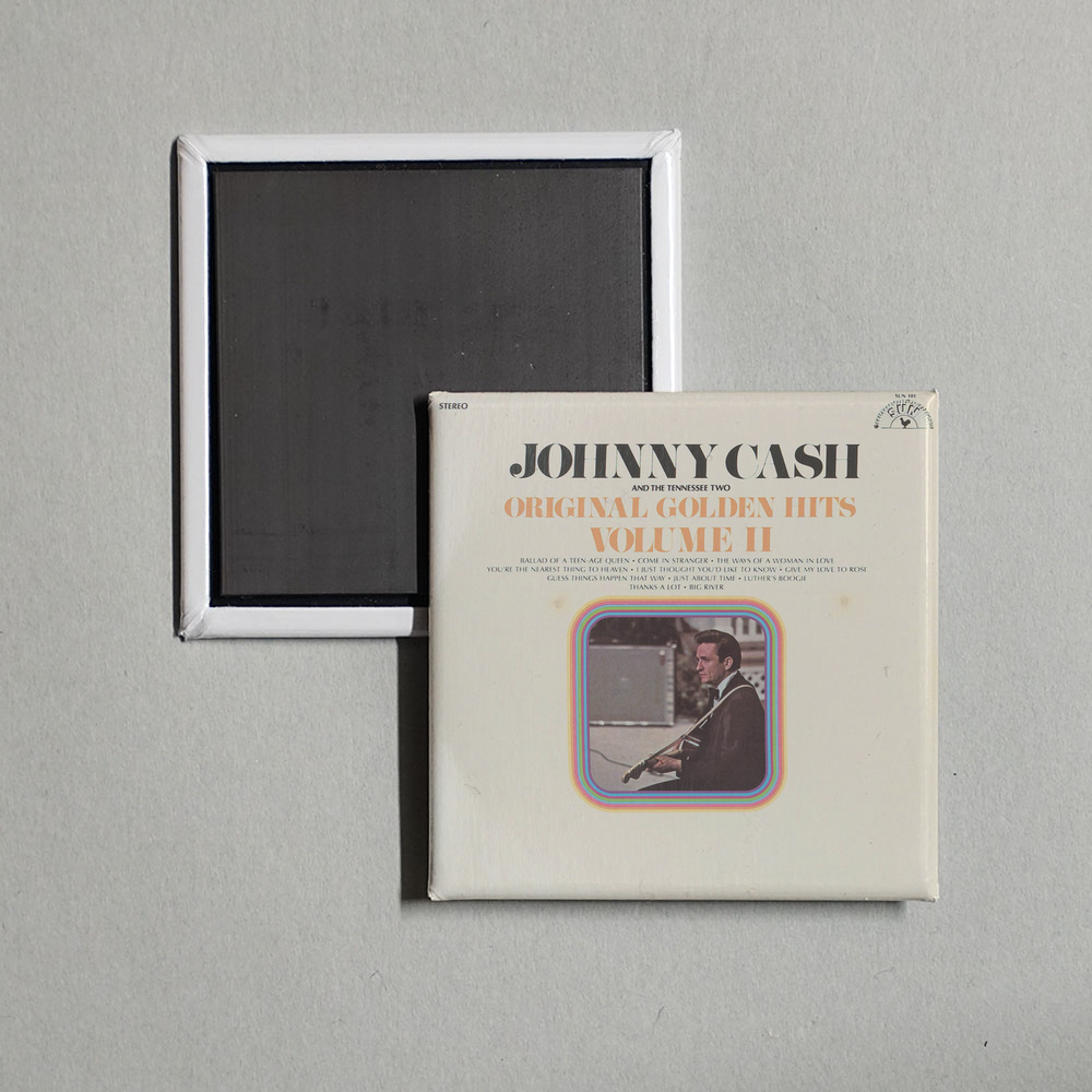 Johnny Cash - Original Golden Hits (Vol. 2) Album Cover Fridge Magnet