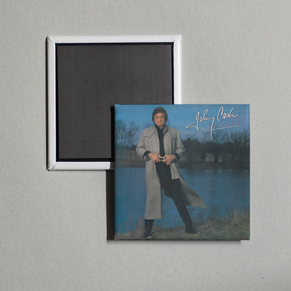 Johnny Cash - Rainbow Album Cover Fridge Magnet