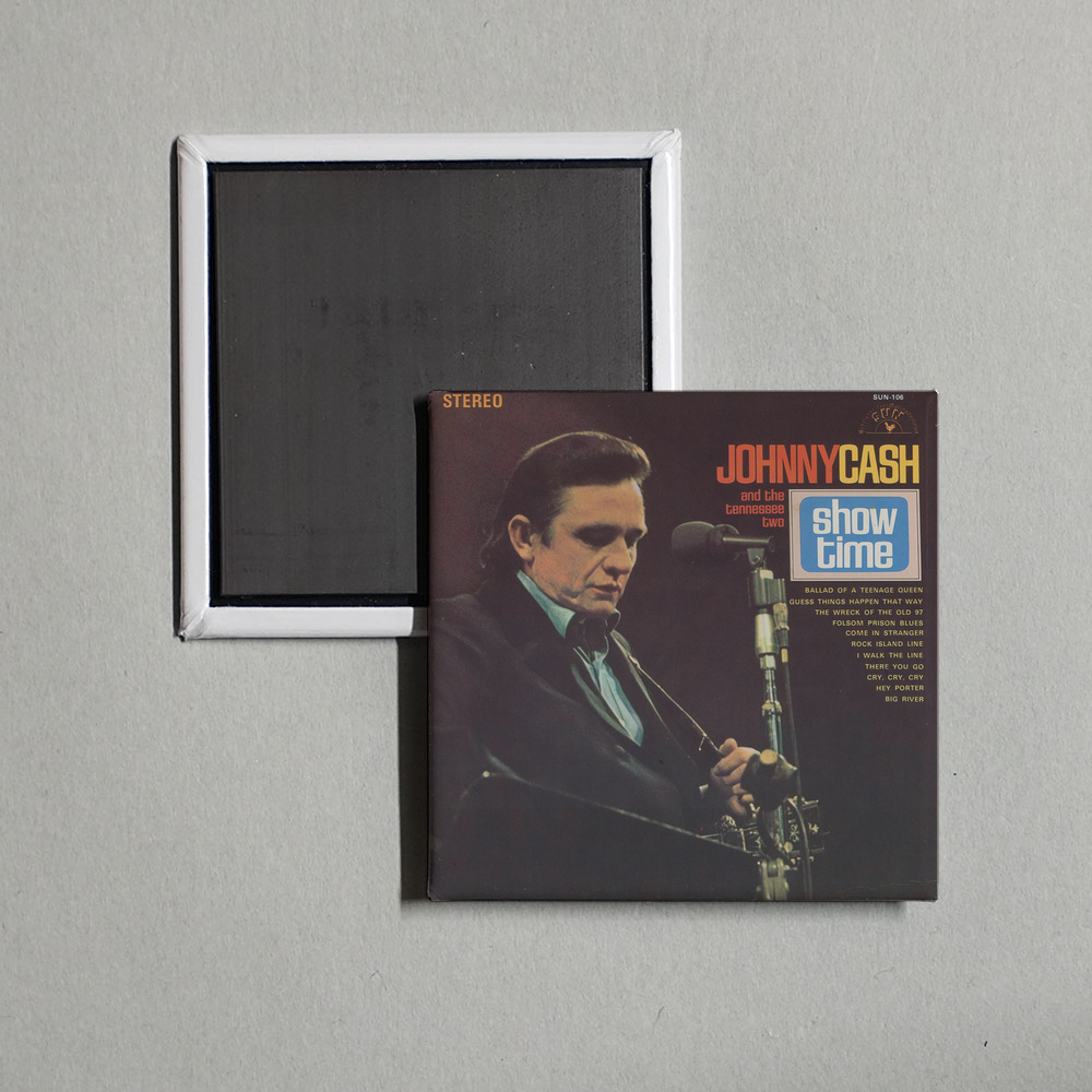 Johnny Cash - Showtime Album Cover Fridge Magnet