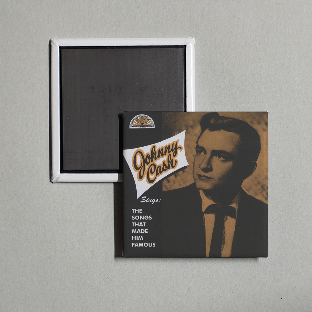 Johnny Cash - Sings the Songs that Made Him Famous Album Cover Fridge Magnet