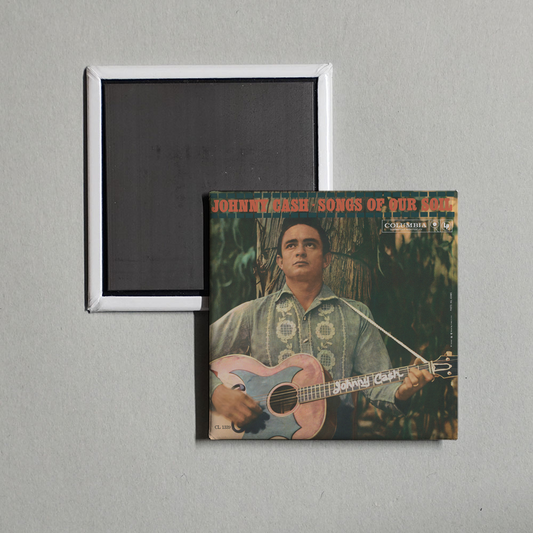 Johnny Cash - Songs Of Our Soil Album Cover Fridge Magnet
