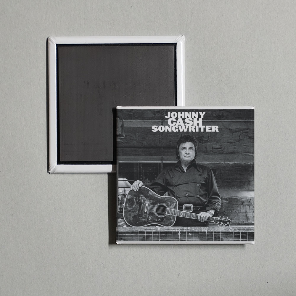 Johnny Cash - Songwriter Album Cover Fridge Magnet