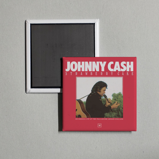 Johnny Cash - Strawberry Cake (Live) Album Cover Fridge Magnet