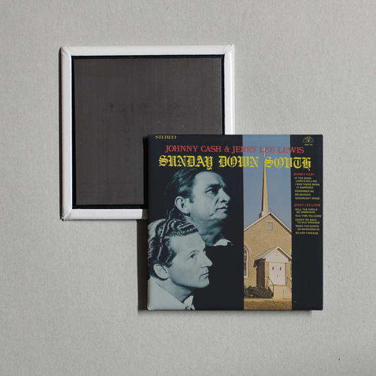 Johnny Cash - Sunday Down South Album Cover Fridge Magnet