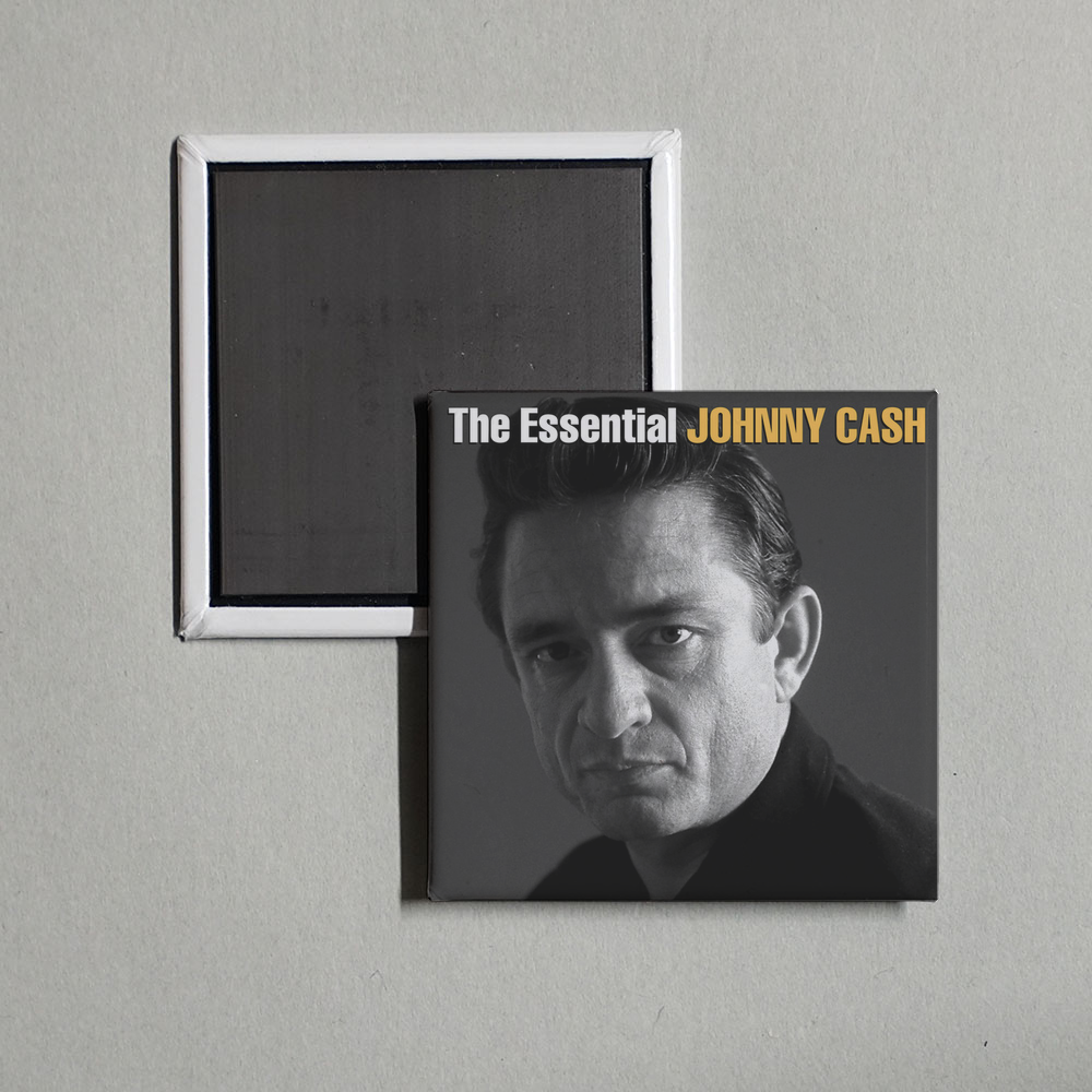 Johnny Cash - The Essential Johnny Cash Album Cover Fridge Magnet