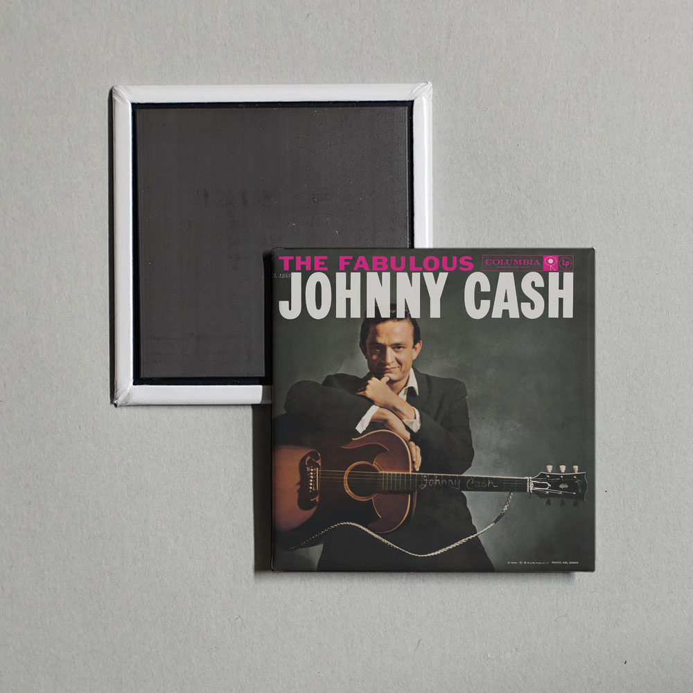 Johnny Cash - The Fabulous Johnny Cash Album Cover Fridge Magnet