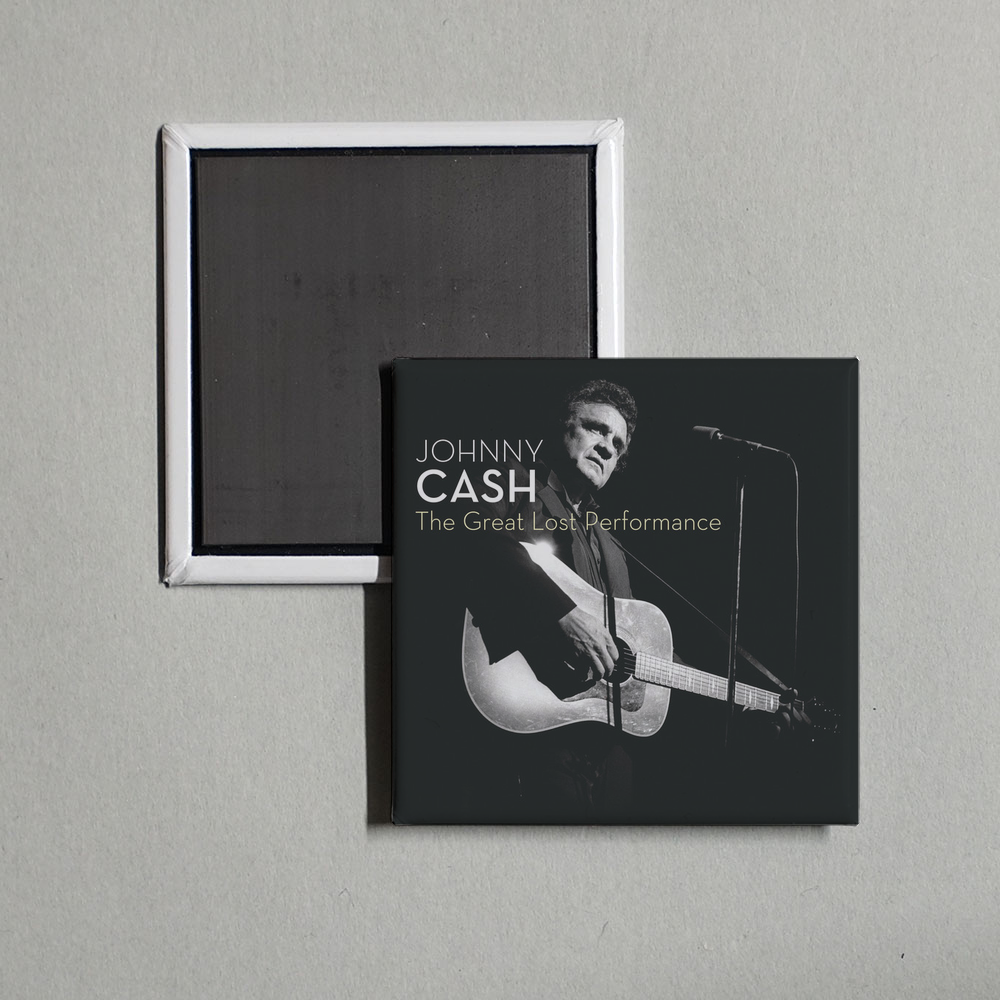 Johnny Cash - The Great Lost Performance Album Cover Fridge Magnet