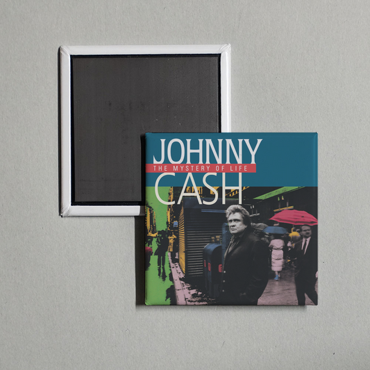 Johnny Cash - The Mystery Of Life Album Cover Fridge Magnet