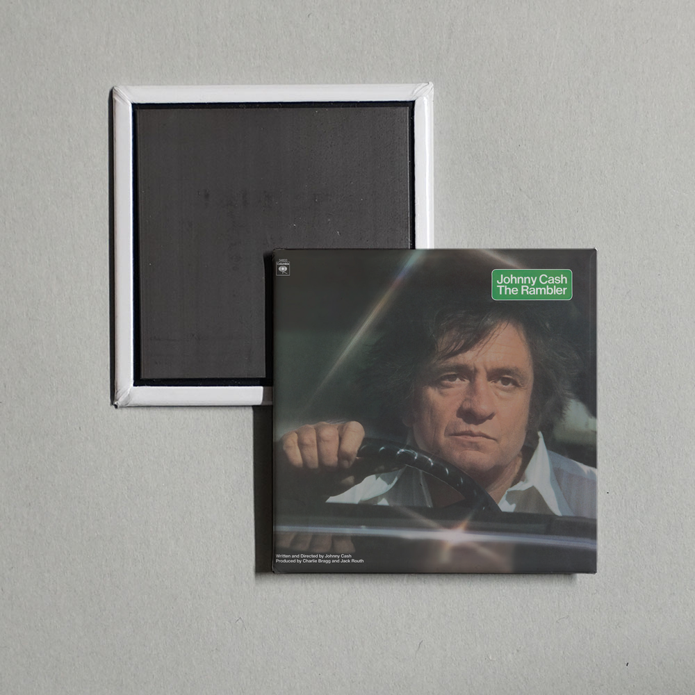 Johnny Cash - The Rambler Album Cover Fridge Magnet