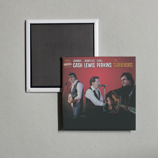 Johnny Cash - The Survivors Album Cover Fridge Magnet