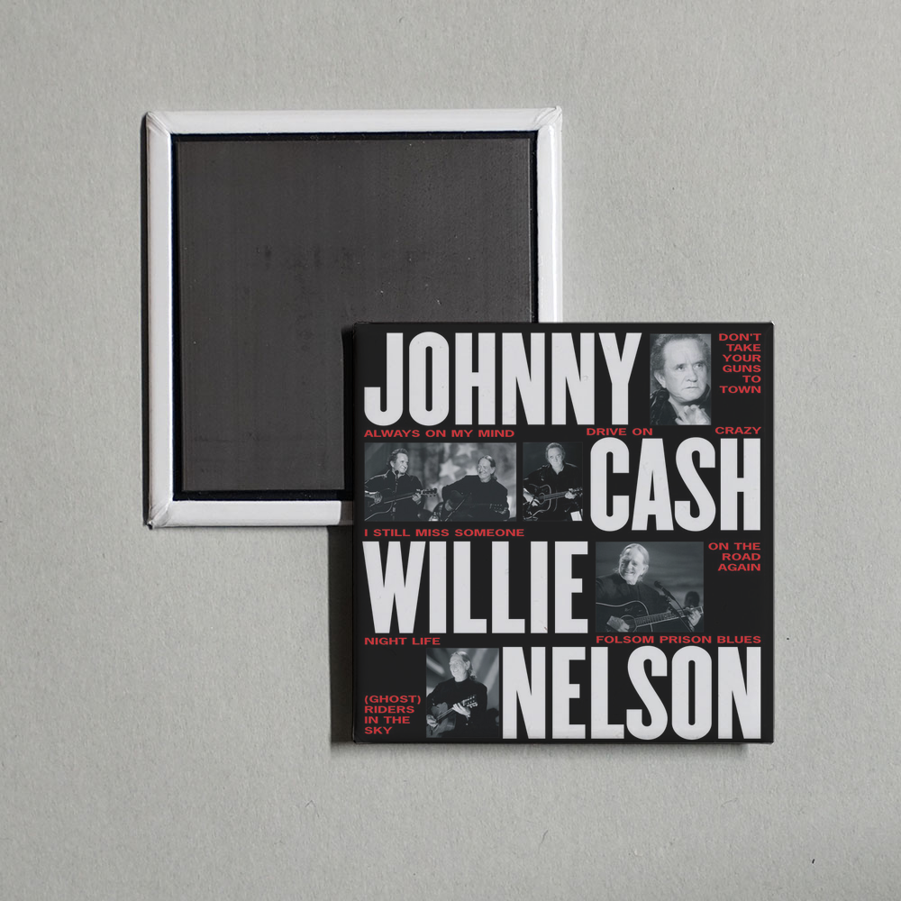 Johnny Cash - VH-1 Storytellers Album Cover Fridge Magnet