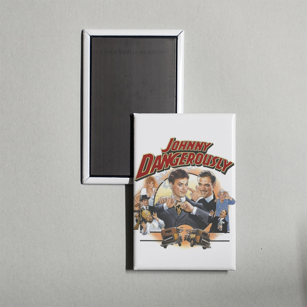 Johnny Dangerously Mini Movie Fridge Magnet