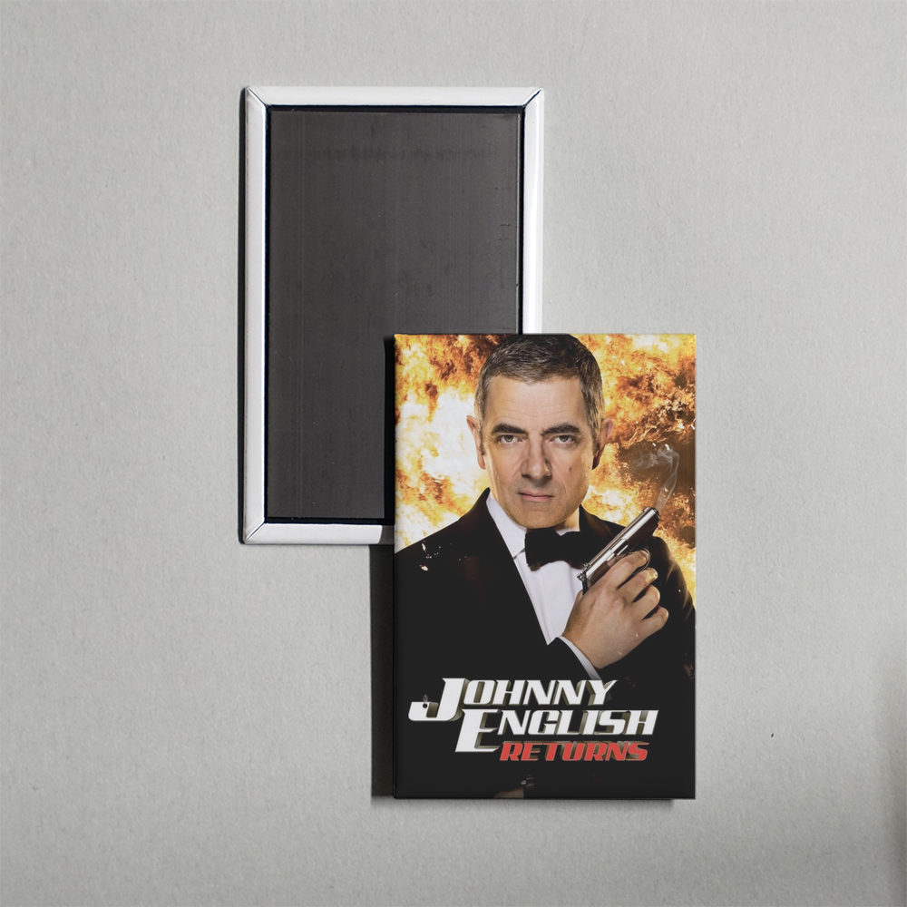 Johnny English Reborn Mini Movie Fridge Magnet