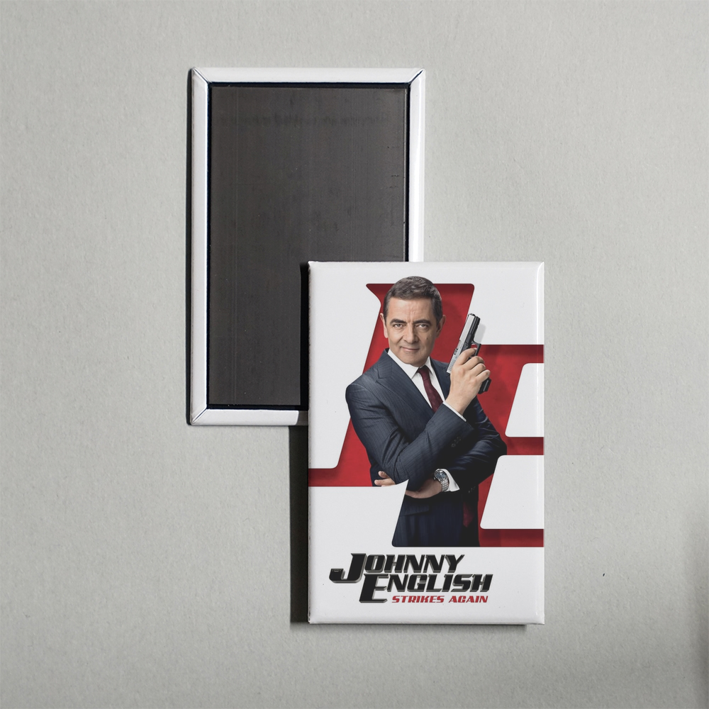 Johnny English Strikes Again Mini Movie Fridge Magnet