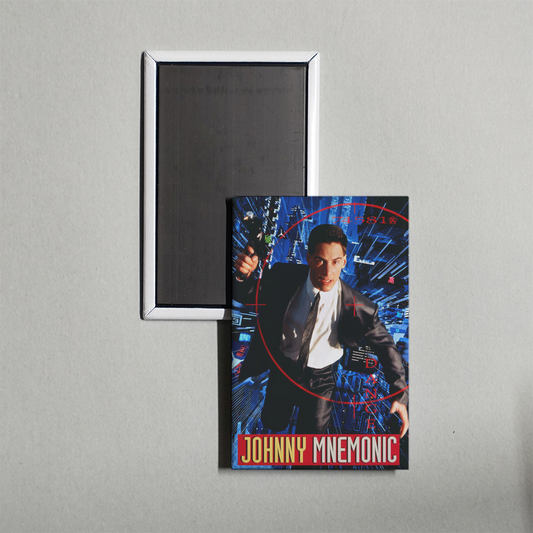Johnny Mnemonic Mini Movie Fridge Magnet